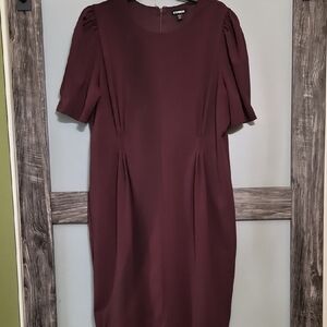 Express Plum Midi Dress